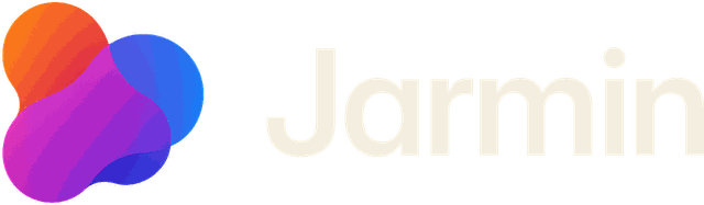 Jarmin horizontal lockup, light